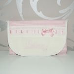 Cambiador Acolchado Personalizados en Piqué Rosa Bebé