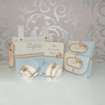 Pack Personalizado en Azul Pastel y Estampado de Hojas